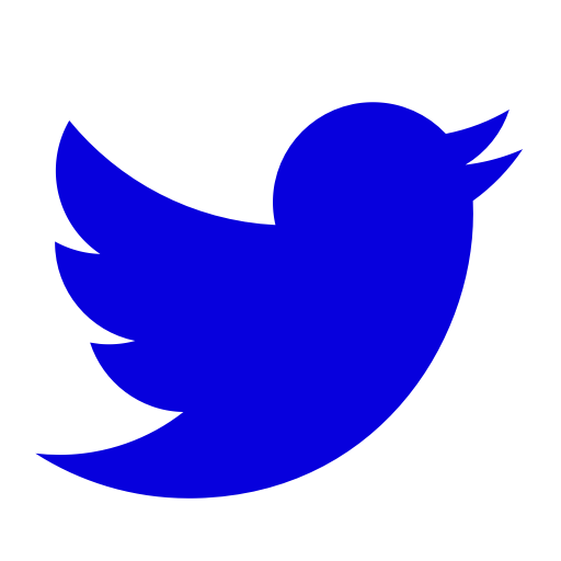 Icône Twitter bleue
