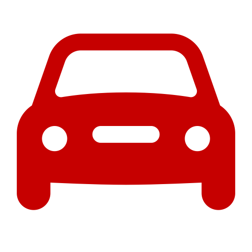 Icône de voiture rouge (symbole png)