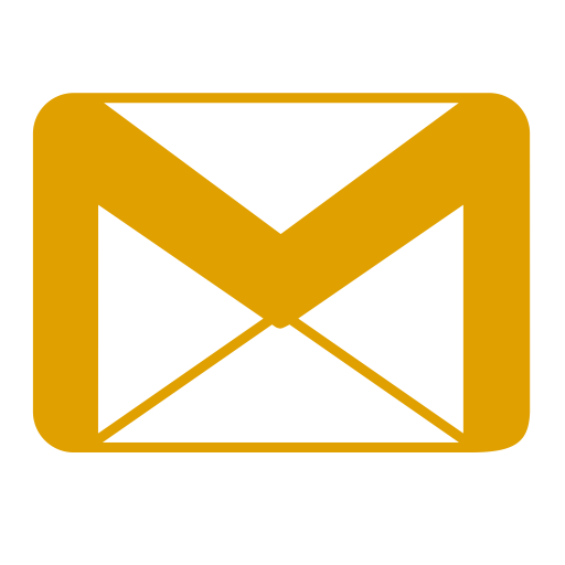 Icône Gmail jaune (logo png)