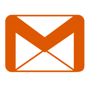 Gmail icon (logo png) orange