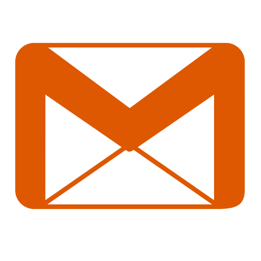 Icône Gmail (logo png) orange