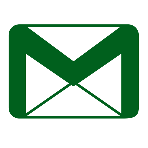 Icône Gmail (logo png) verte