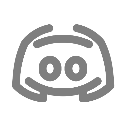 Logo Discord gris (icône png)