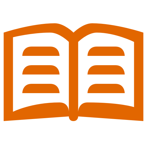 Symbole du livre orange
