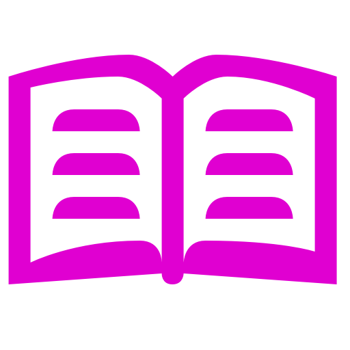 Symbole du livre rose