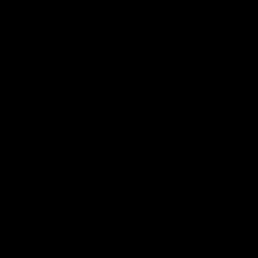 Icône de batterie vide noire (symbole png)