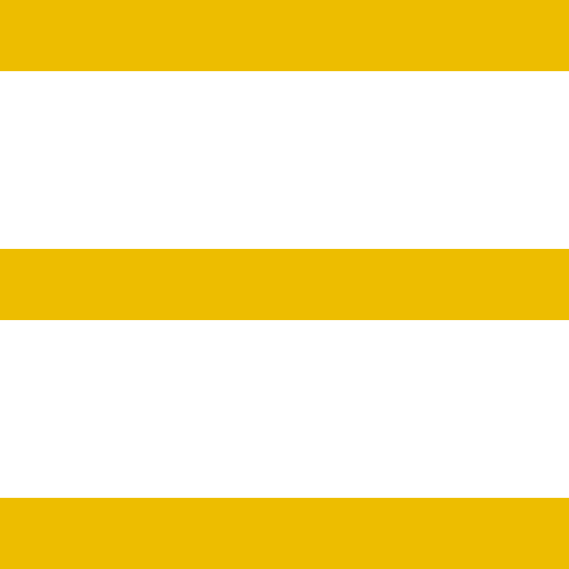 Icône de menu jaune (symbole png)