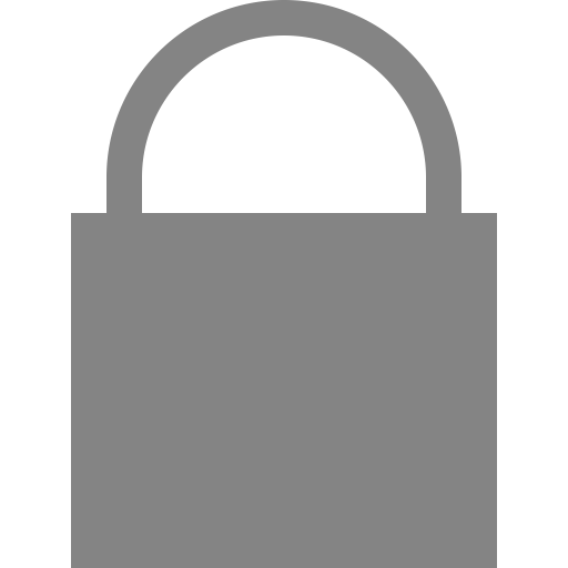 Icône de cadenas gris (symbole png)