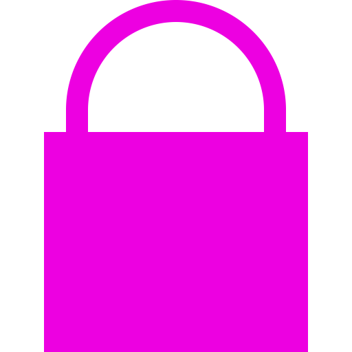 Icône de cadenas rose (symbole png)