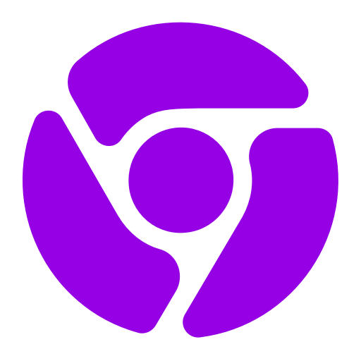 Icône Chrome (symbole png) violet