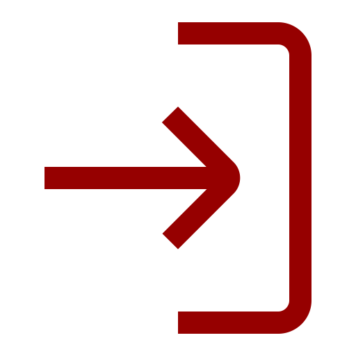 Icône de connexion rouge (symbole png)