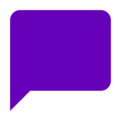 Icône de chat violet (symbole png)