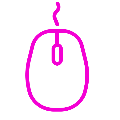 Icône de souris violette (symbole png)