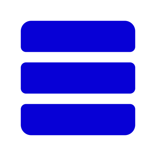 Symbole de base de données (icône png) bleu