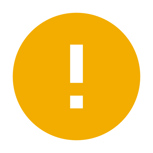 Símbolo de aviso amarelo (ícone de ponto de exclamação png)