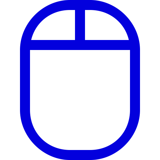 Symbole de la souris bleue (symbole png)