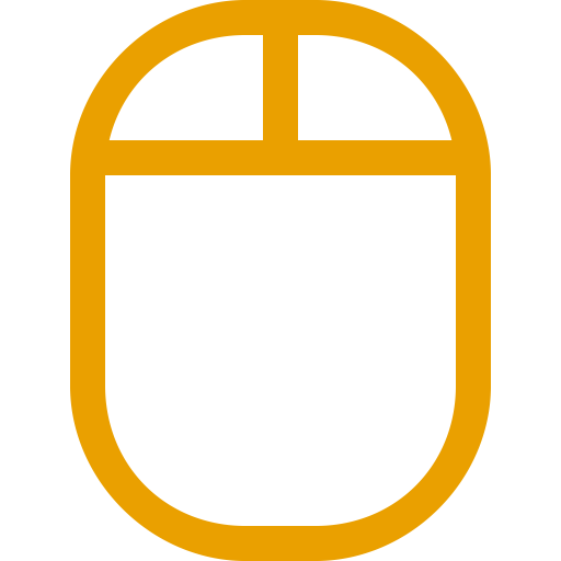 Symbole de la souris jaune (symbole png)
