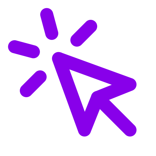 Cliquez sur le symbole (symbole png) violet