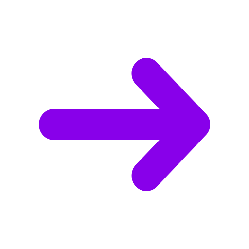Icône flèche droite (symbole png) violet