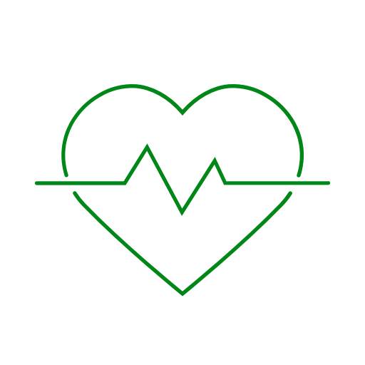 icône de santé (symbole png) vert