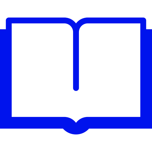 Symbole de l'éducation, livre bleu (symbole png)