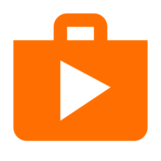 Symbole de magasin orange (icône png)