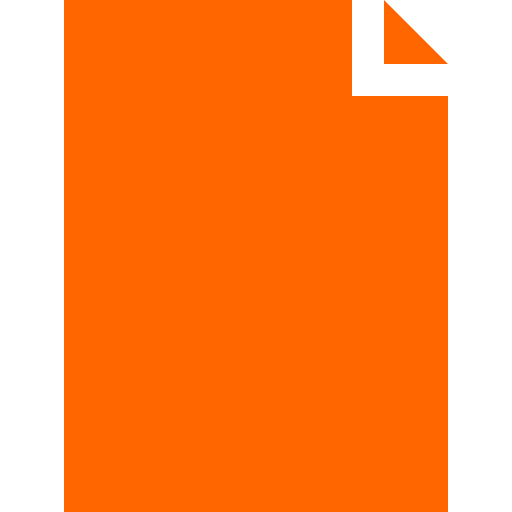 Symbole de fichier et de document (icône png) orange