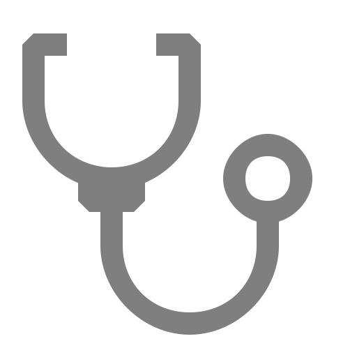 Symbole de santé (icône png) gris