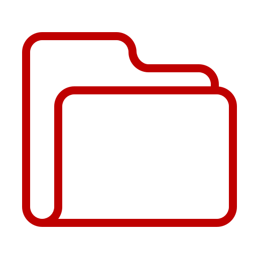 Icône de projet rouge (symbole png)