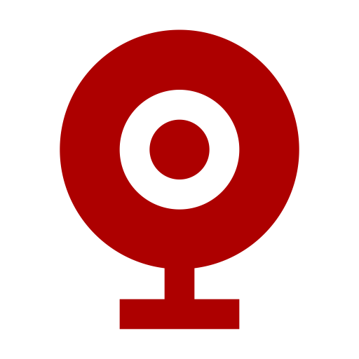 Icône rouge en direct (symbole png)