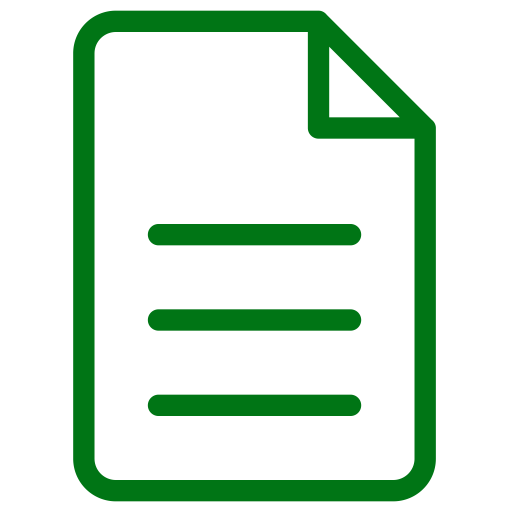 Symbole du document (symbole png) vert