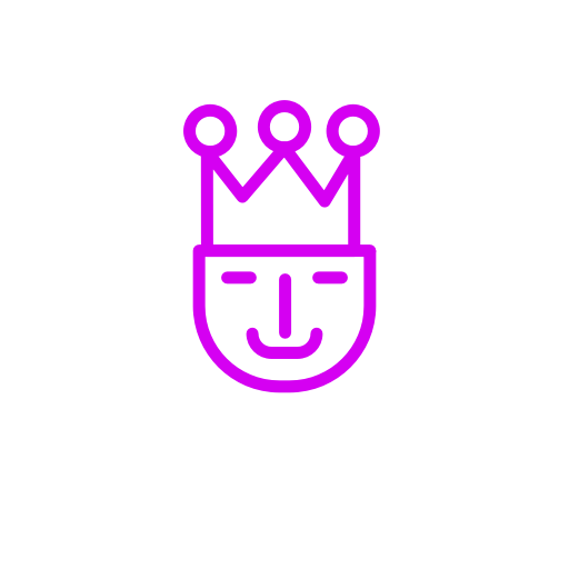 Symbole du roi (icône png) rose