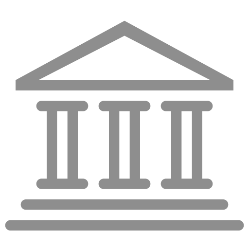 Symbole bancaire (icône png) gris