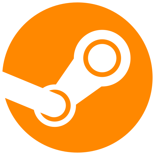 Icône Steam (Symbole et Logo PNG) orange