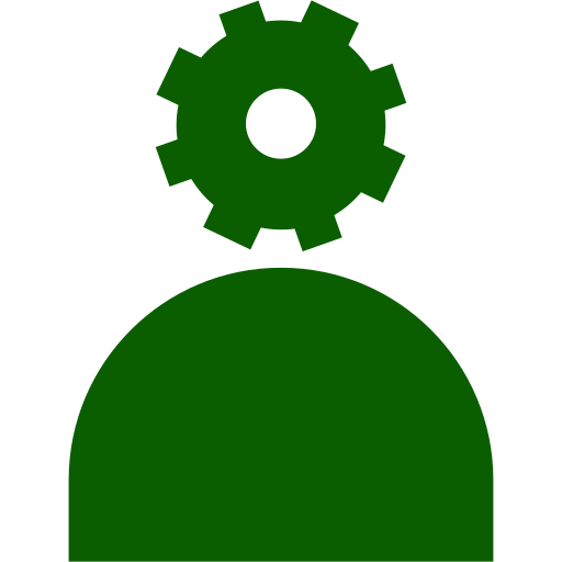Symbole administrateur (symbole png) vert