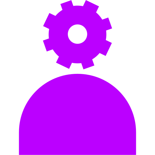 Symbole administrateur (symbole png) violet