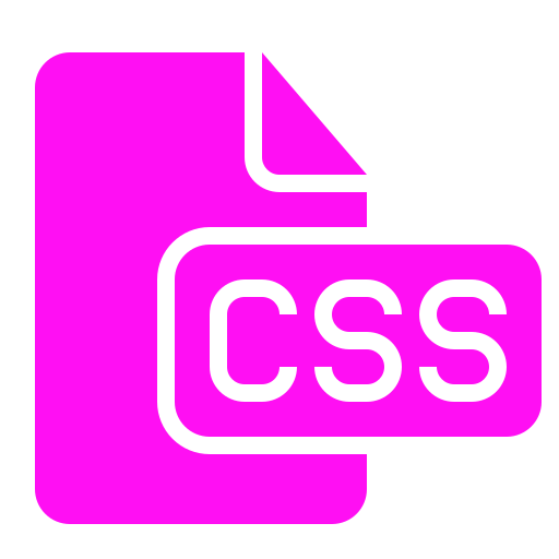 Icône CSS rose (symbole png)