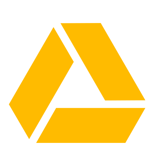 Icône Google Drive (symbole png) jaune