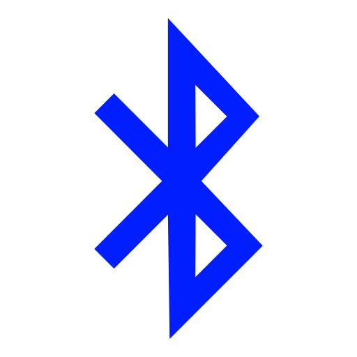 Icône Bluetooth bleue (symbole png)